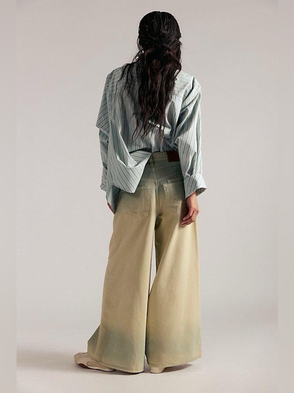 NWOT Free People Give + Take Baggy Wide Leg Jeans - Picture 2 of 3